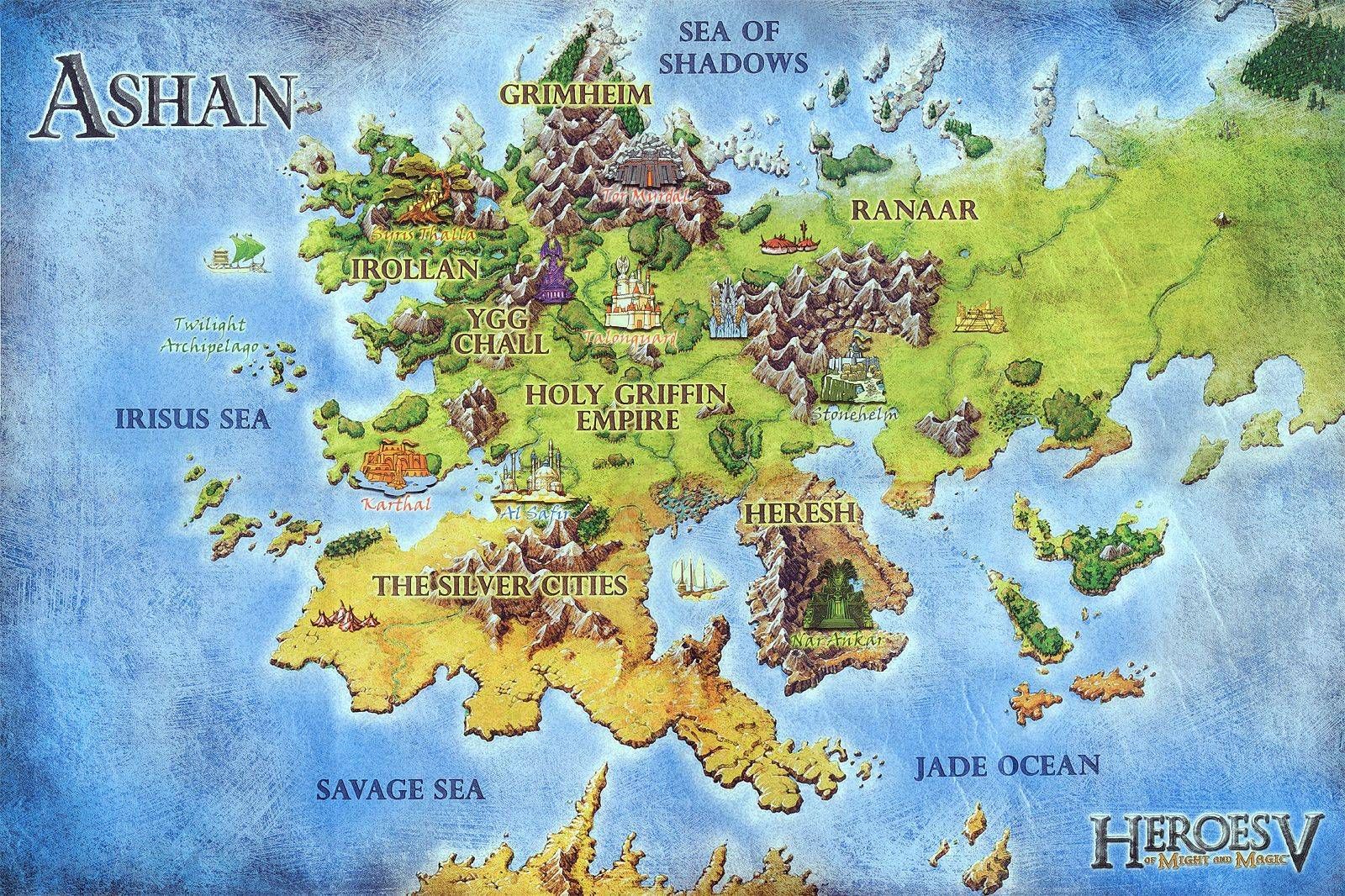 might and magic 9 maps